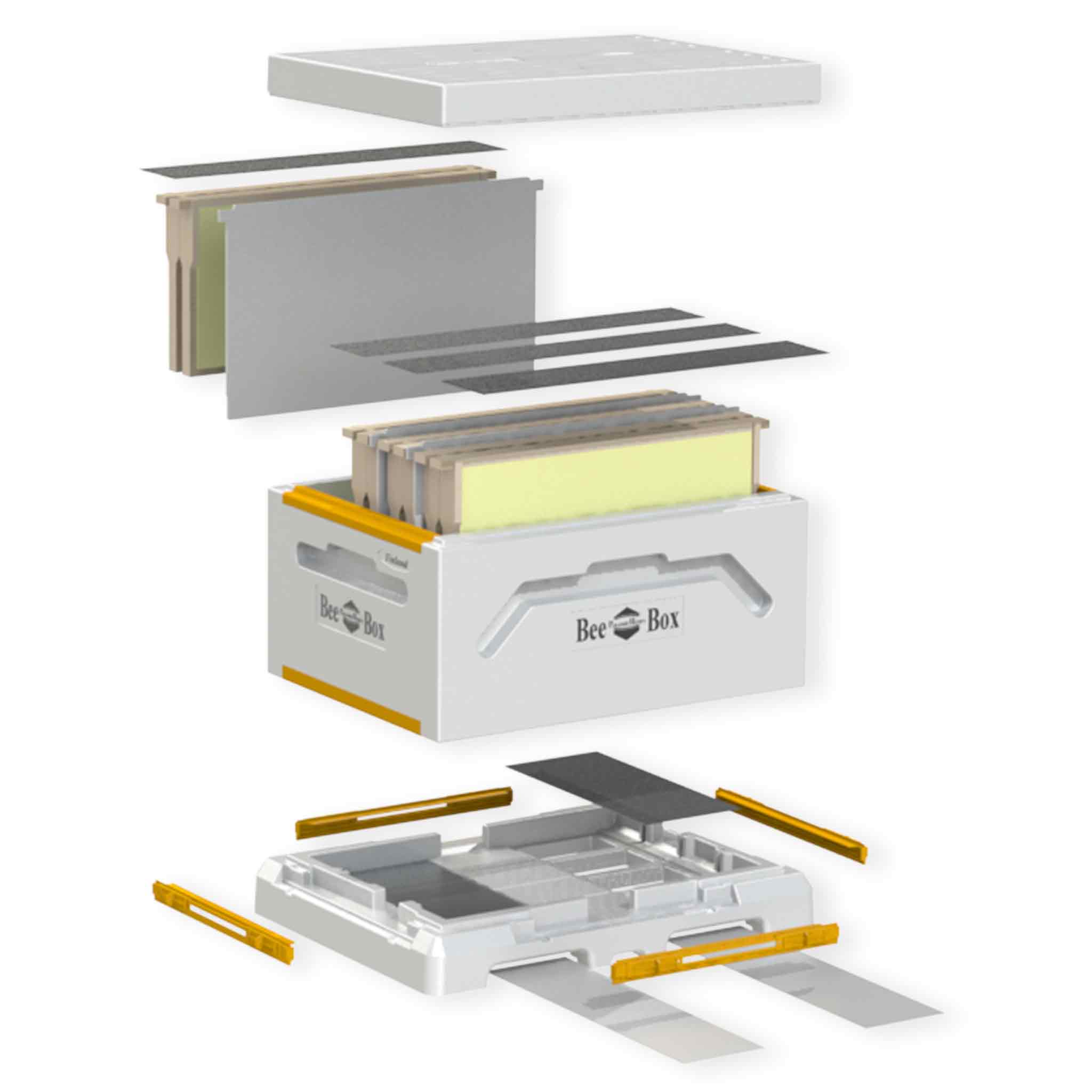 Paradise Honey 8 Frame, 4Q Nuc & Mating Hive - Paradise Honey Hives 6 Frame Kits collection by Buzzbee Beekeeping Supplies