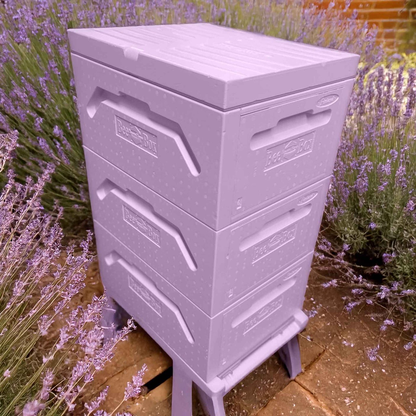 Paradise Honey Hives (Ready to Go) Painted and Assembled - 9 Frame Polystyrene Langstroth Hive with 3 Full Deep Bodies/Supers/Boxes