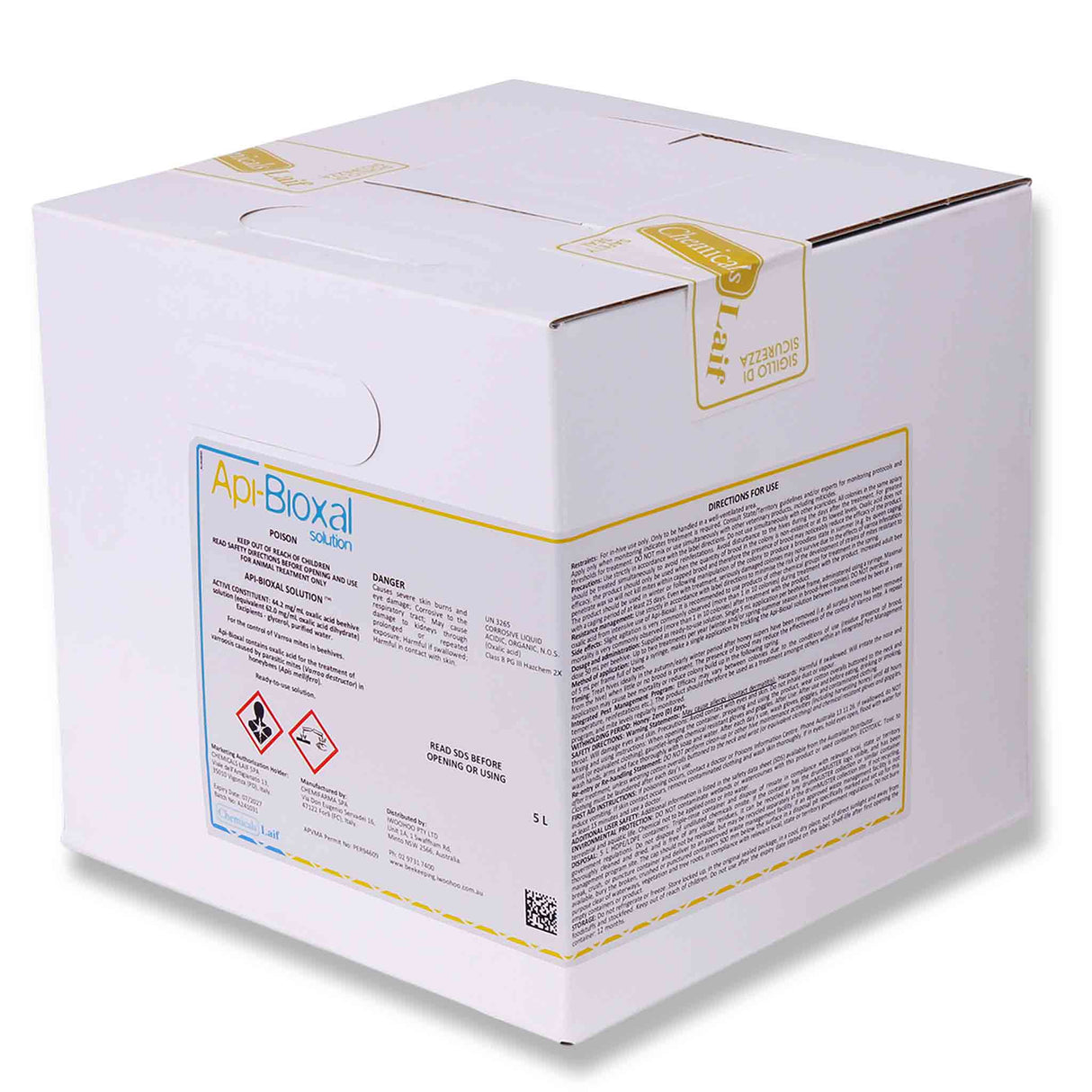 Api-Bioxal (Oxalic Acid) Hive Liquid Solution for Varroa Treatments