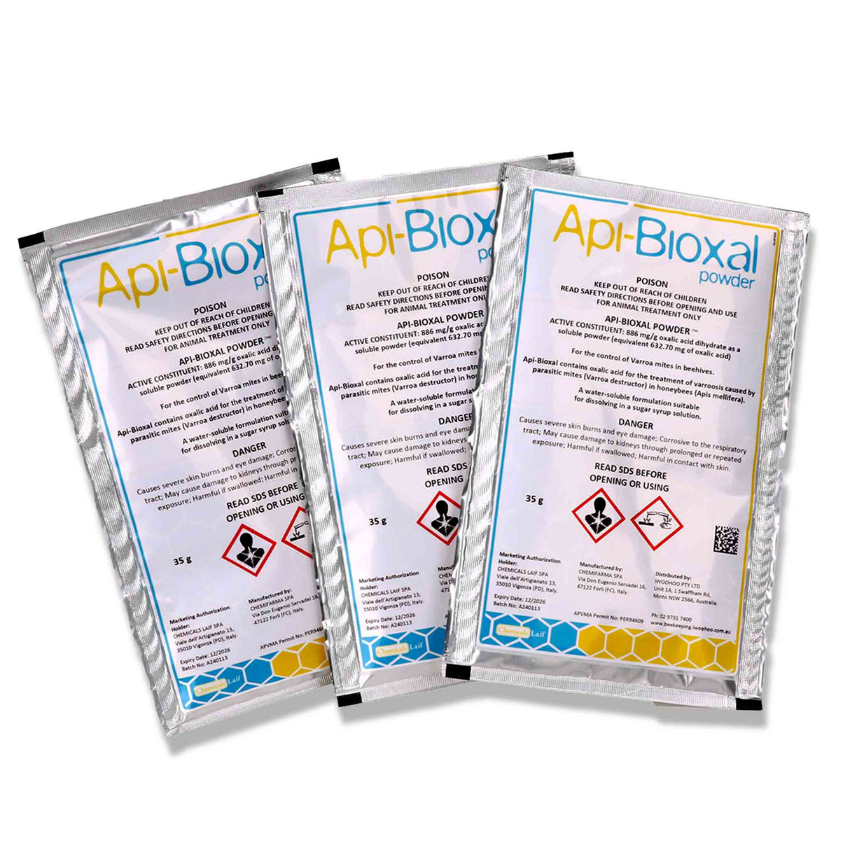 Api-Bioxal (Oxalic Acid) Hive Powder for Varroa Treatments