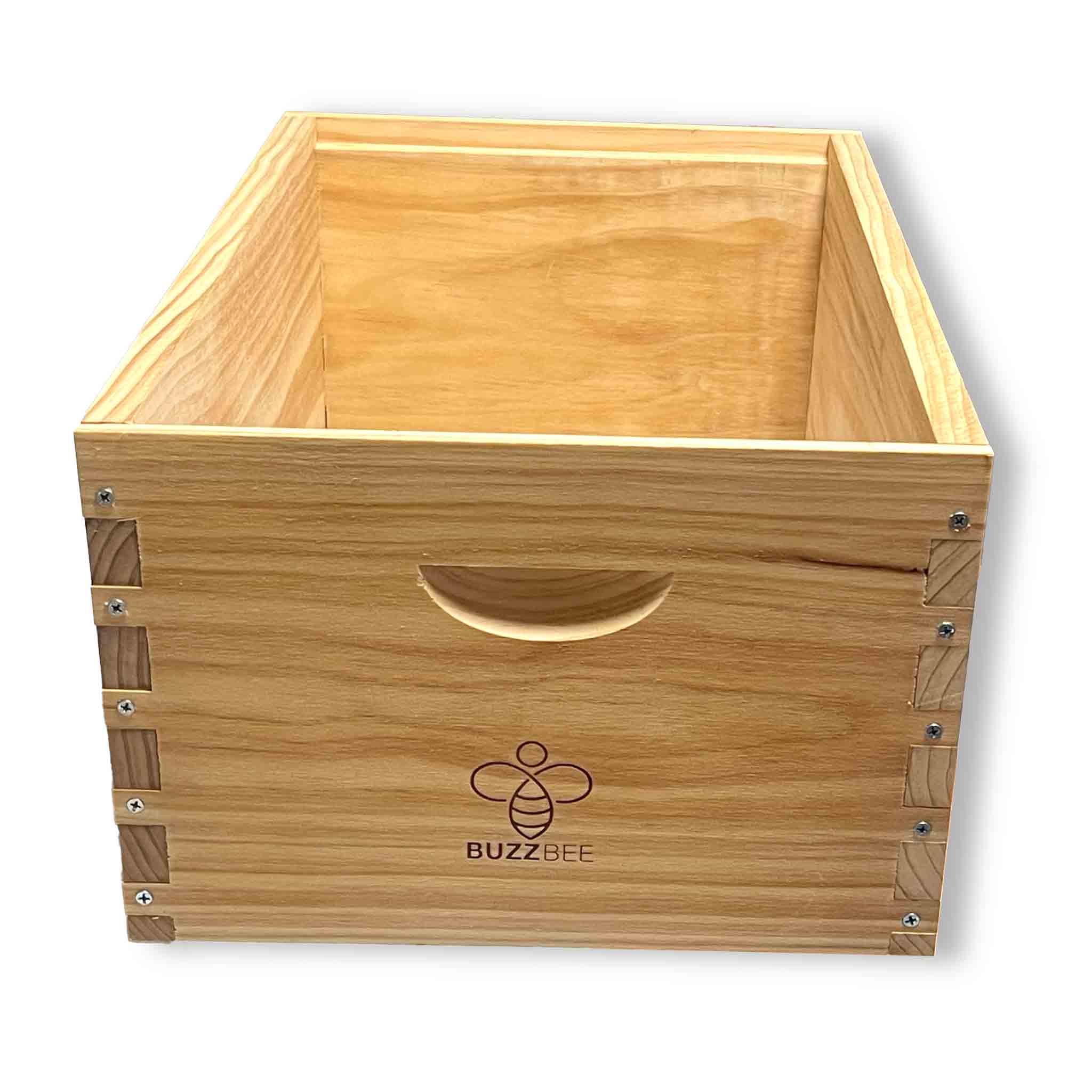 Premium Hot Wax Dipped, Buzzbee Full Deep, Pine Super Box for Flow, Langstroth Beehives - Hive Parts collection by Buzzbee Beekeeping Supplies