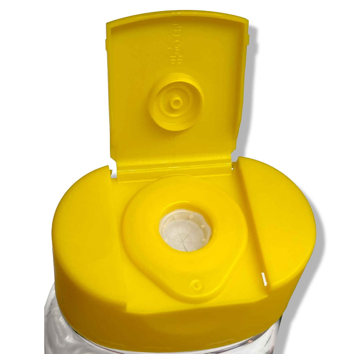 Squeeze Honey Jar Clear PET Plastic 500g/350ml with Rubber Non-Drip Nipple