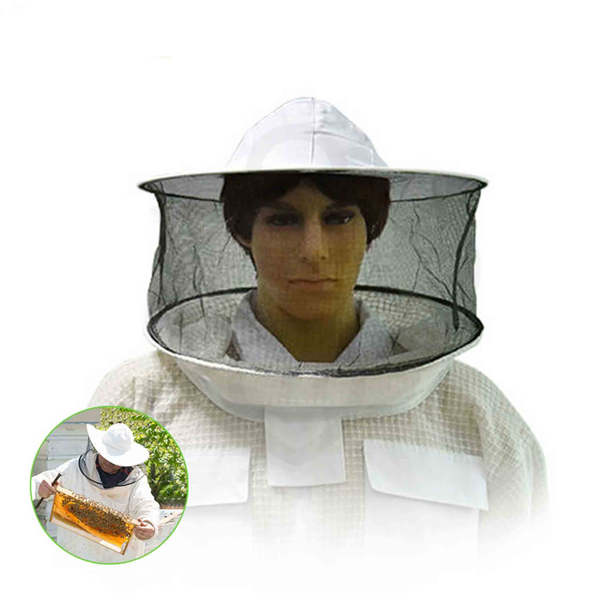 Beekeeping Protective Round Hat and Veil - Clothing collection by Buzzbee Beekeeping Supplies