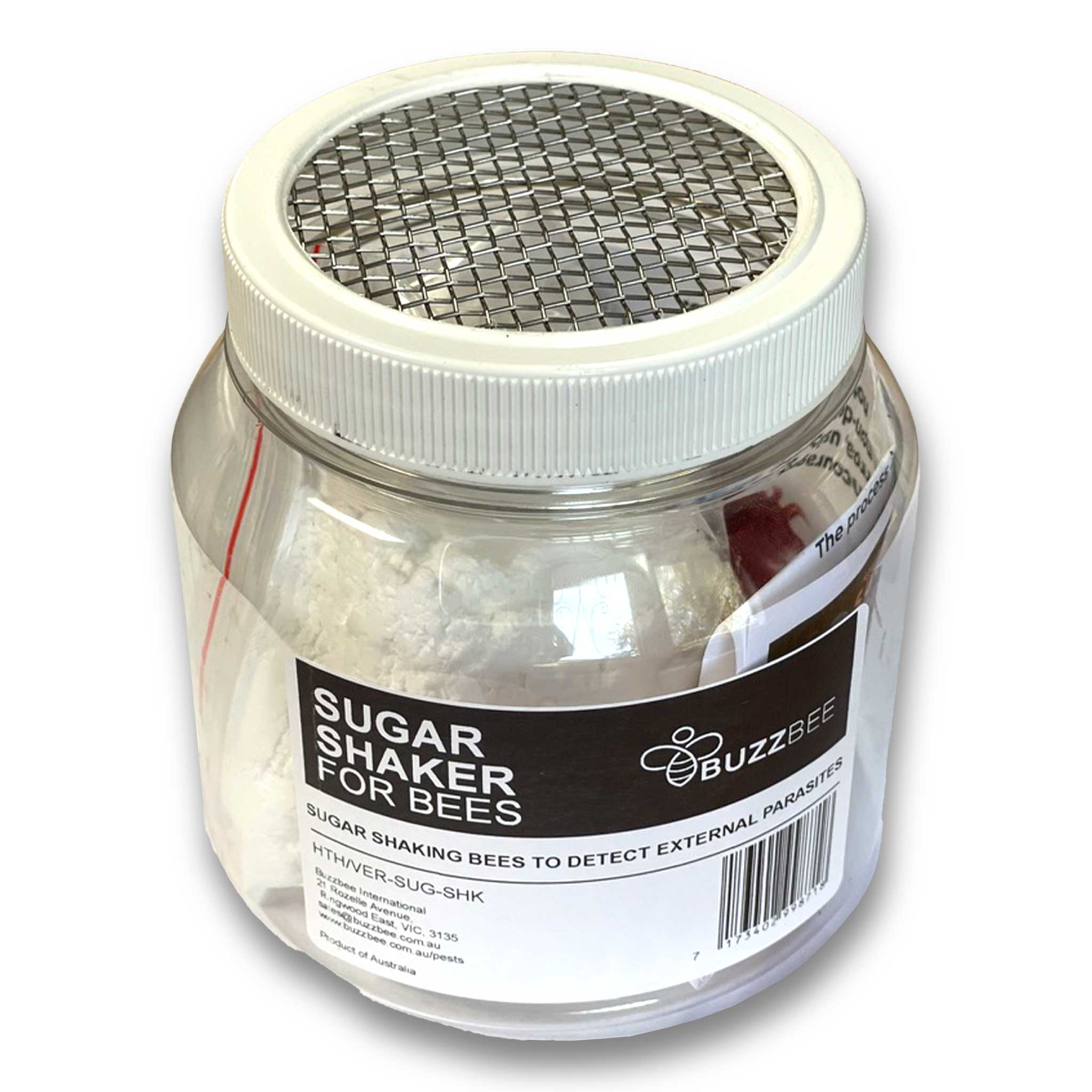 Sugar Shaker for Detecting External Parasites such as Varroa Mites - Health collection by Buzzbee Beekeeping Supplies