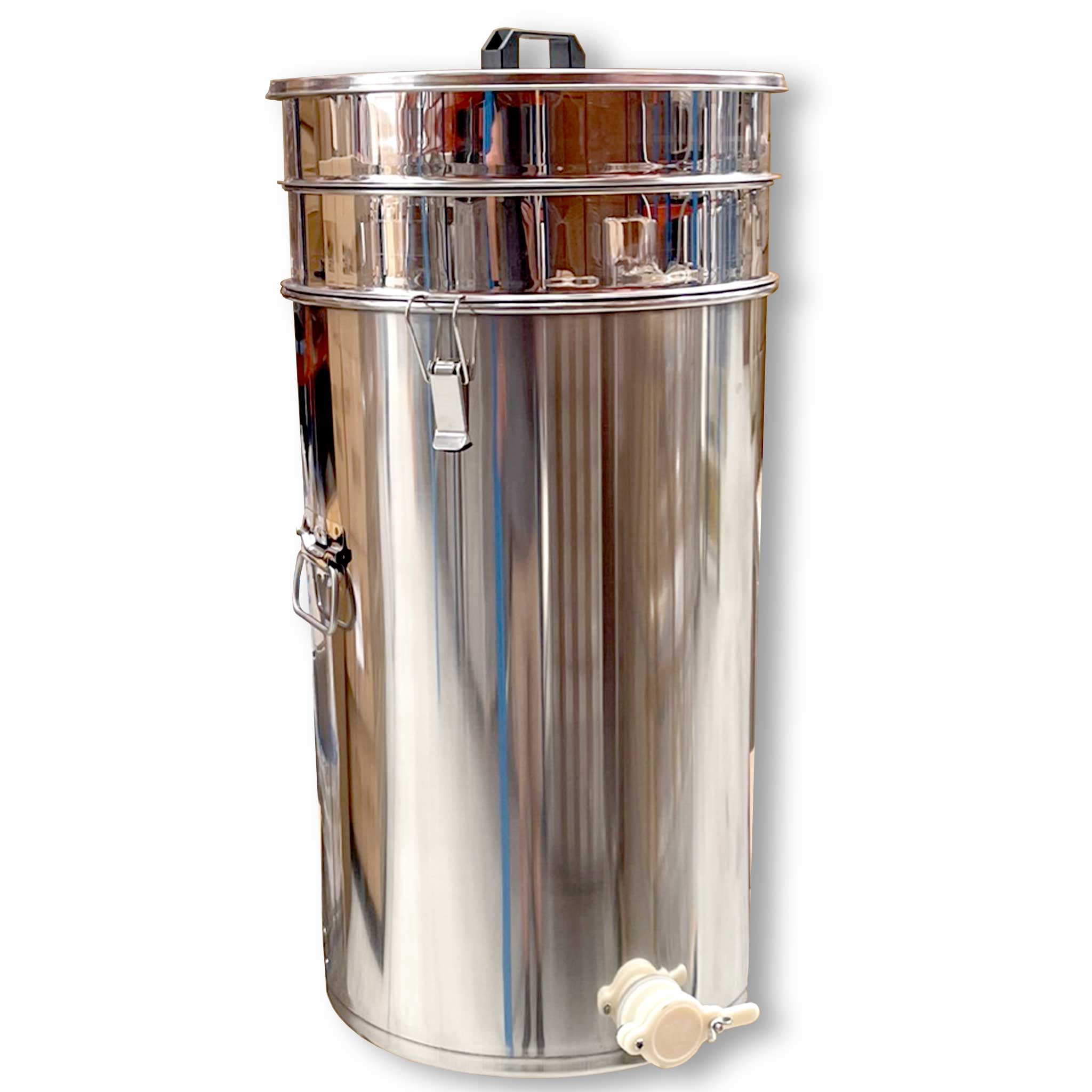 Honey Tank with double strainer - 75L - Processing collection by Buzzbee Beekeeping Supplies