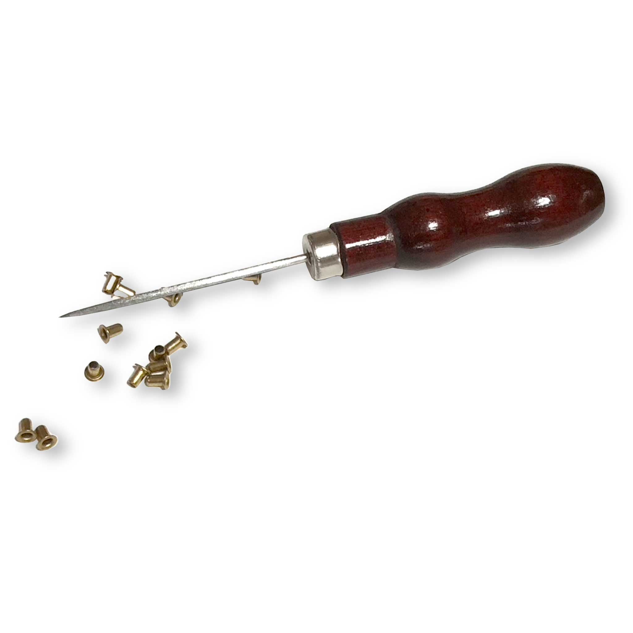 Eyelets Spike Embedding Tool for adding eyelets to a Frames Side Bar - Tools collection by Buzzbee Beekeeping Supplies
