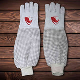 RhinoGuard Triple-Mesh Ventilated with Cow Hide with Touchscreen Gloves - Beekeeping Gloves collection by Buzzbee Beekeeping Supplies