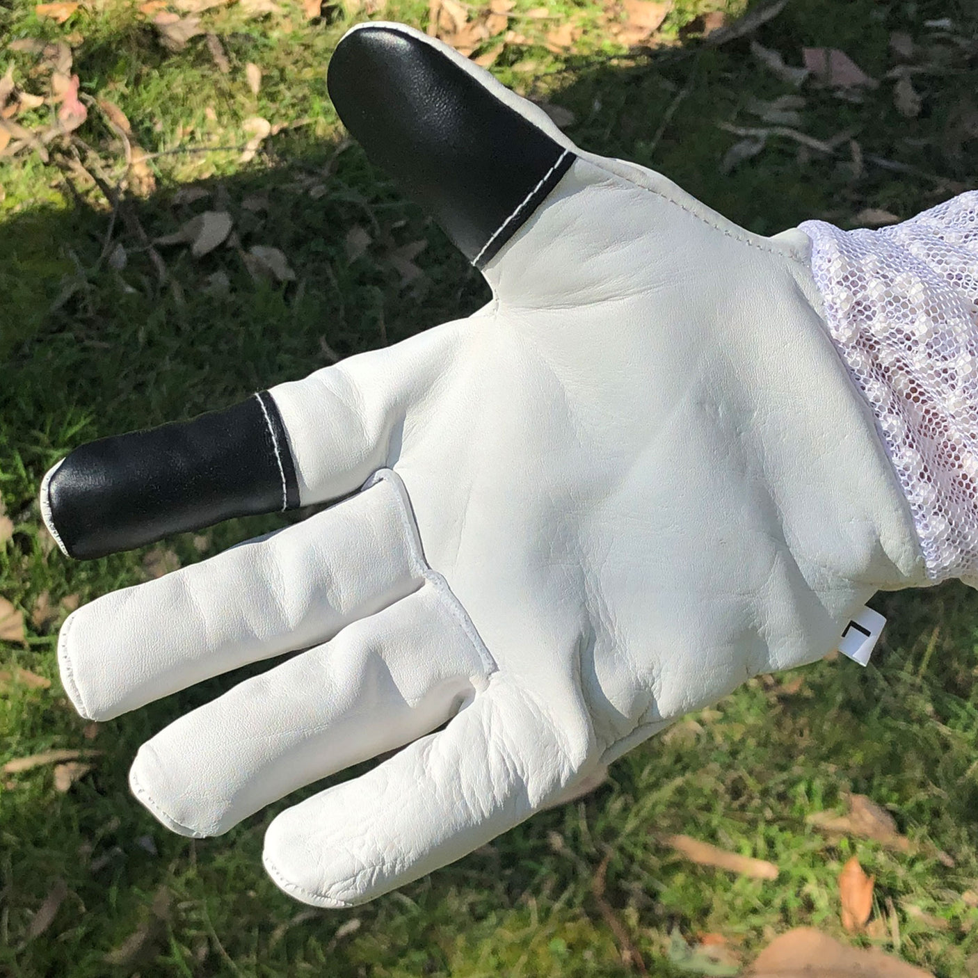 RhinoGuard Triple-Mesh Ventilated with Cow Hide with Touchscreen Gloves