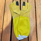 RhinoGuard Tough Full Airmesh Ventilated Arm and Cow Hide Hand with Touchscreen Gloves