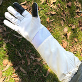 RhinoGuard Tough Airmesh Semi-ventilated Cow Hide with Touchscreen Gloves