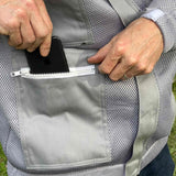 RhinoGuardPro (Cool Grey)- Ultimate Beekeeping Ventilated Jacket