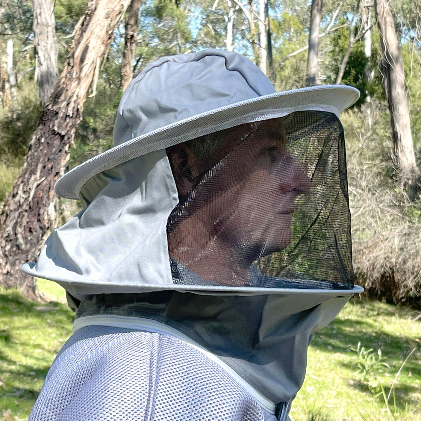 RhinoGuardPro (Cool Grey)- Ultimate Beekeeping Ventilated Jacket