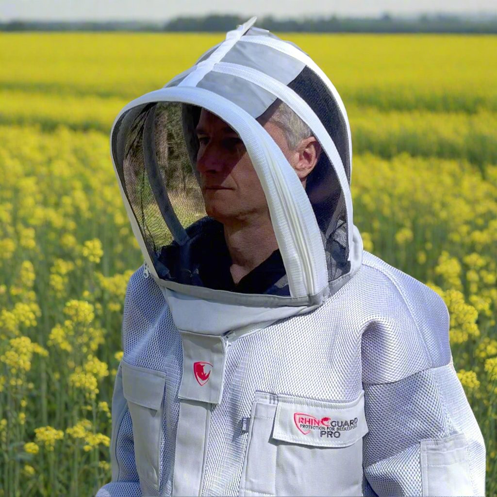 RhinoGuardPro (Cool Grey)- Ultimate Beekeeping Ventilated Suit