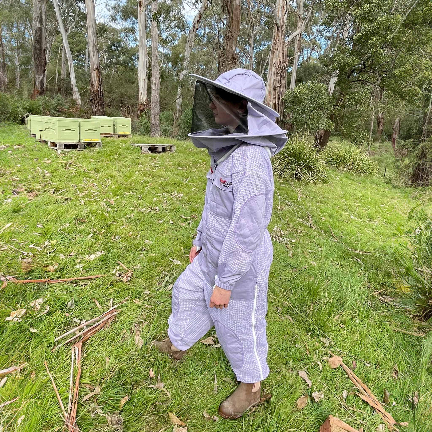 RhinoGuardMax (Lavender)- Ultimate Beekeeping Ventilated Suit