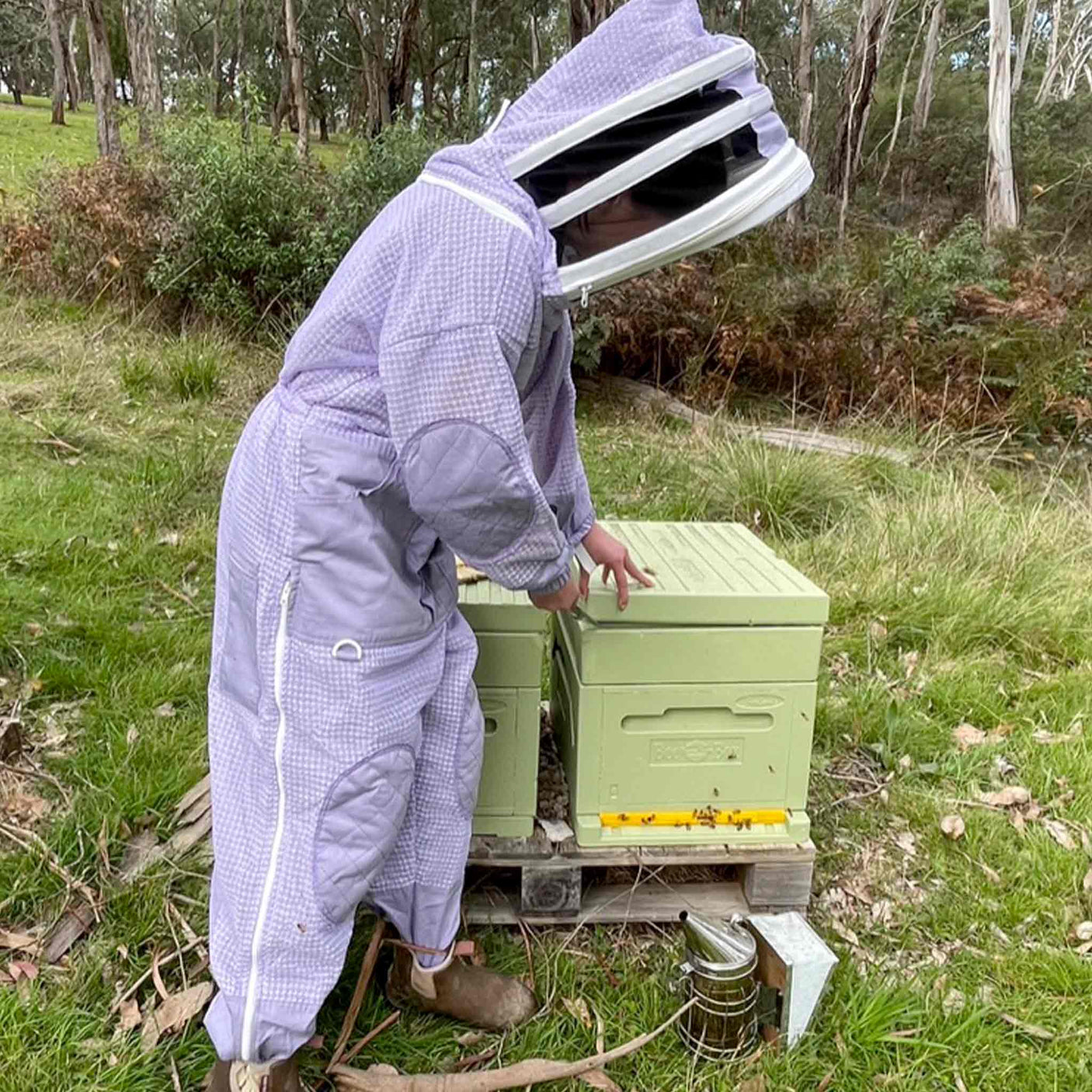 RhinoGuardMax (Lavender)- Ultimate Beekeeping Ventilated Suit