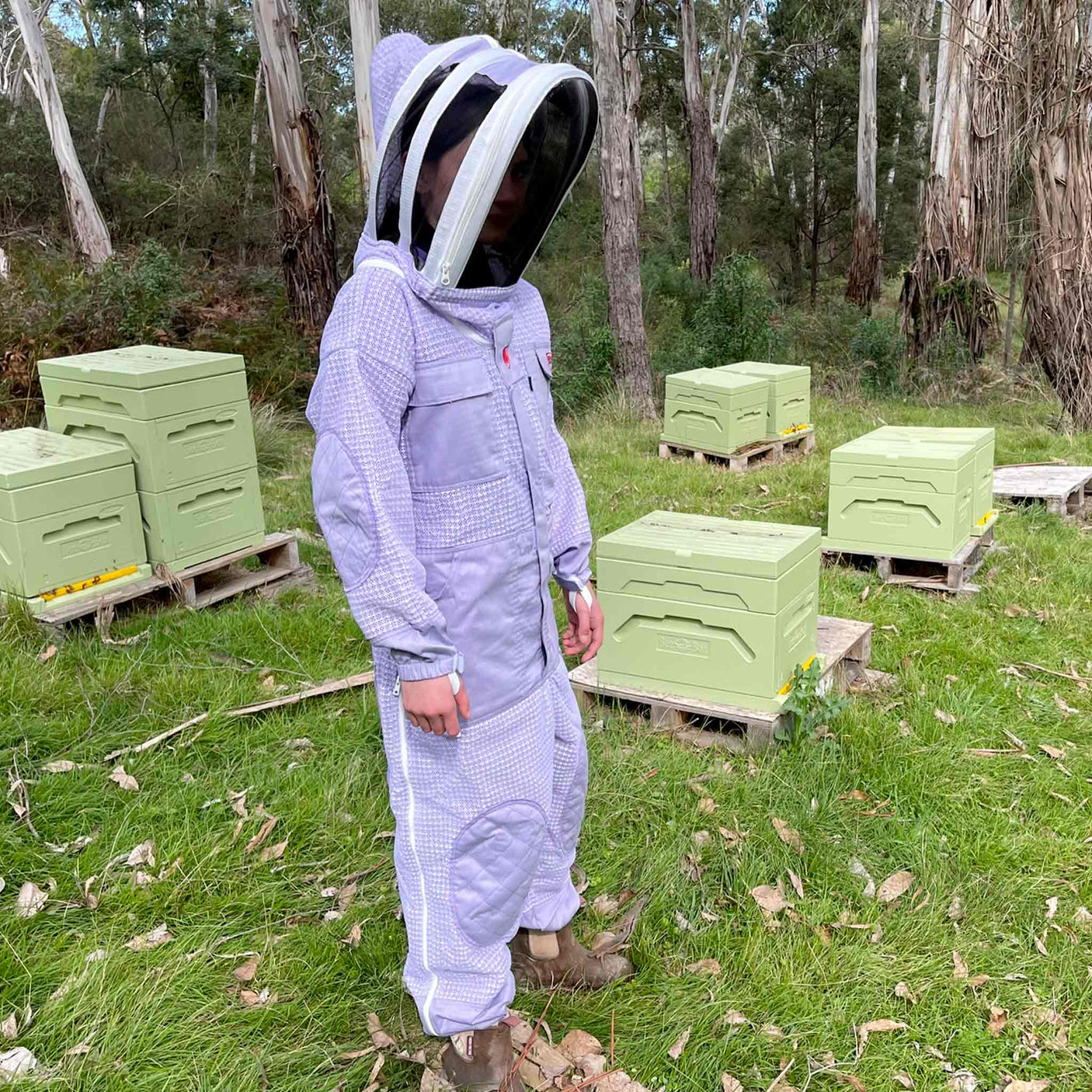 RhinoGuardMax (Lavender)- Ultimate Beekeeping Ventilated Suit