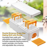 Double Entrance, Twin Zone, Queen Bee Mating NUC with Feeders