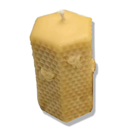 Hexagonal Beeswax Candle Silicon Mould with Comb background with Bee - Wax Melters & Moulds collection by Buzzbee Beekeeping Supplies