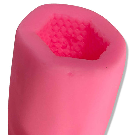 Hexagonal Beeswax Candle Silicon Mould with Comb background with Bee - Wax Melters & Moulds collection by Buzzbee Beekeeping Supplies