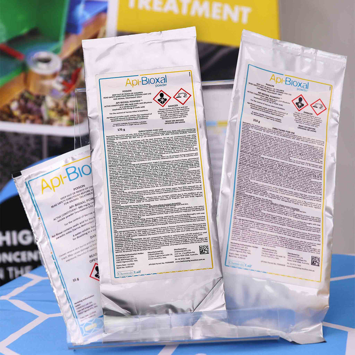 Api-Bioxal (Oxalic Acid) Hive Powder for Varroa Treatments