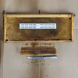 Queen Bee Isolation Cage embedded within Frame Comb for Forcing Brood Breaks