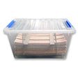 Soak Tub including Drainer Grate for Craft Strips with Clip on Lid - Varroa Treatments collection by Buzzbee Beekeeping Supplies