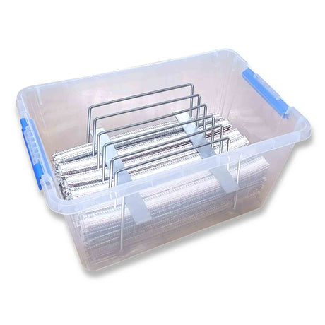 Soak Tub including Drainer Grate for Craft Strips with Clip on Lid - Varroa Treatments collection by Buzzbee Beekeeping Supplies