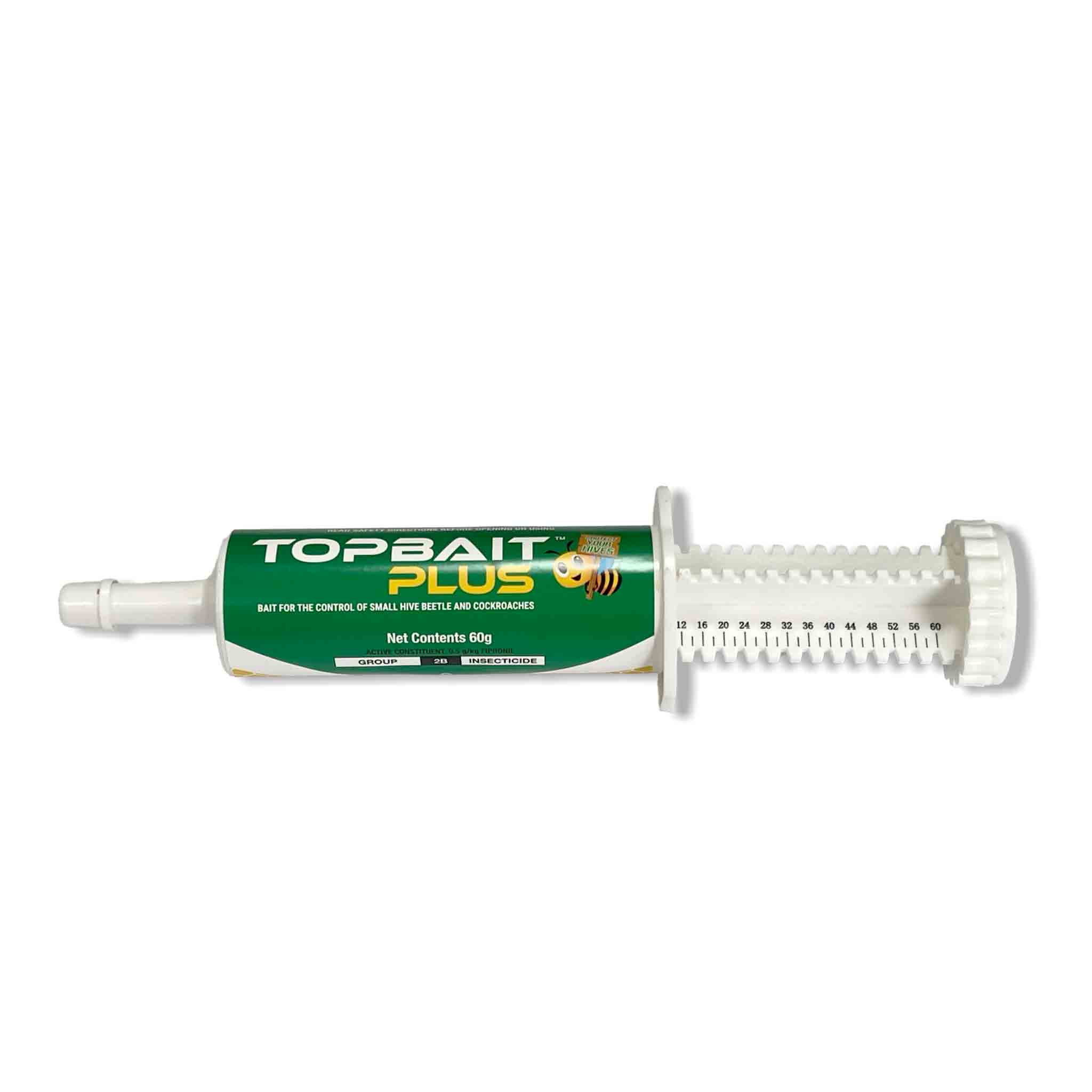 TopBait Plus 60g Applicator for Treatment and Control of Small Hive Beetles and Cockroaches - Health collection by Buzzbee Beekeeping Supplies