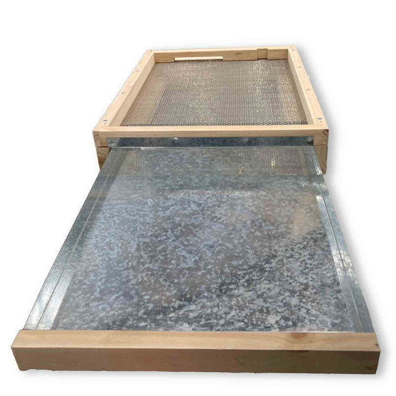 Screened Ventilation Bottom Board with Metal Pest Control Draw Tray ...