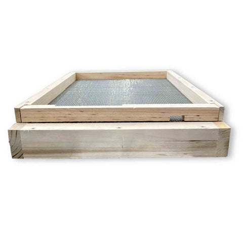 Screened Ventilation Bottom Board with Metal Pest Control Draw Tray ...
