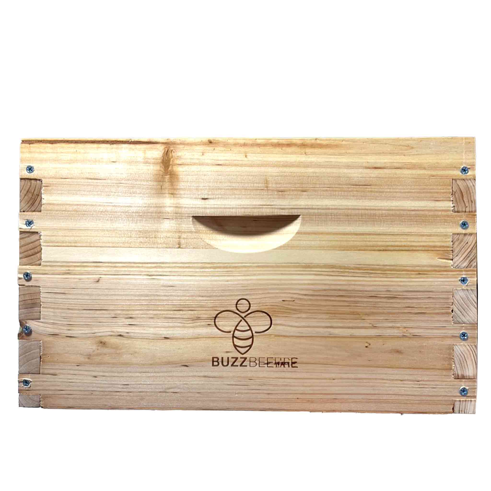 Commercial Hot Wax Dipped, Buzzbee Full Deep, Fir Super Box for Flow and Langstroth Beehives - Hive Parts collection by Buzzbee Beekeeping Supplies