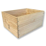 10 Frame Commercial Buzzbee Full Deep, Pine Super Box (Bulk Pack)