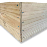 10 Frame Commercial Buzzbee Full Deep, Pine Super Box (Bulk Pack)