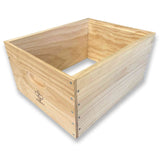 10 Frame Commercial Buzzbee Full Deep, Pine Super Box (Bulk Pack)