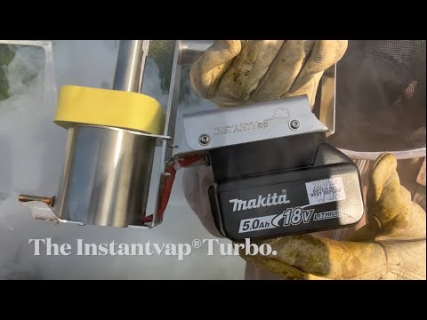 InstantVap Turbo 18 Volt cordless battery powered oxalic acid vaporiser