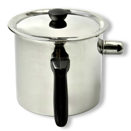 Bees Wax Melter Double Boiler Stainless-steel 2.5L - Processing collection by Buzzbee Beekeeping Supplies