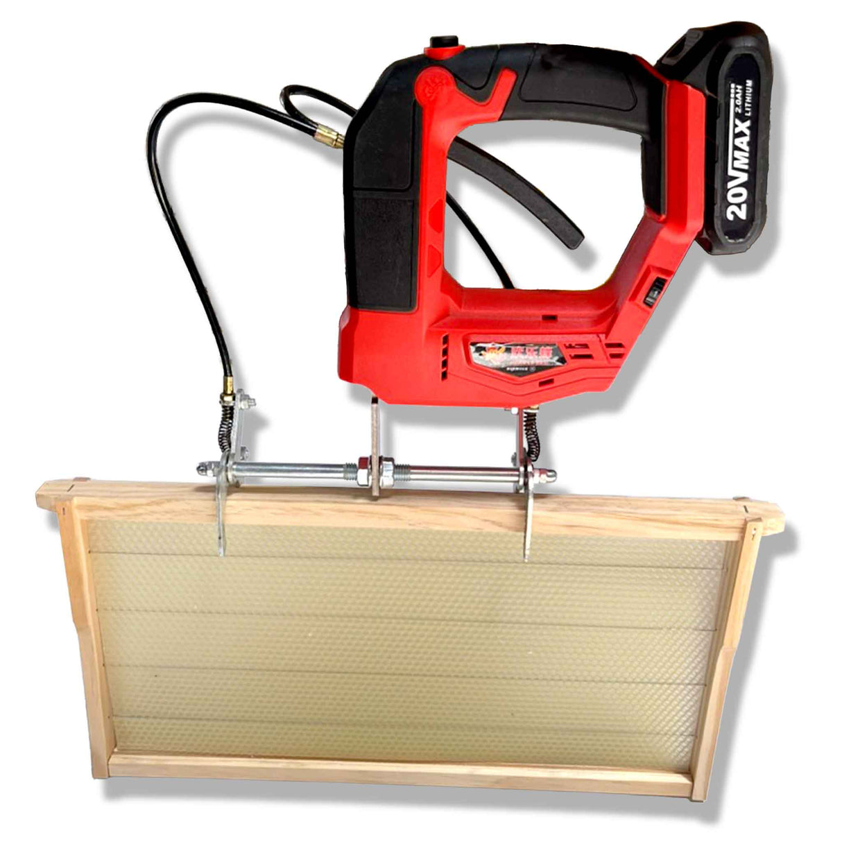 Beehive Electric Frame Shaker with Rechargeable Battery & Charger