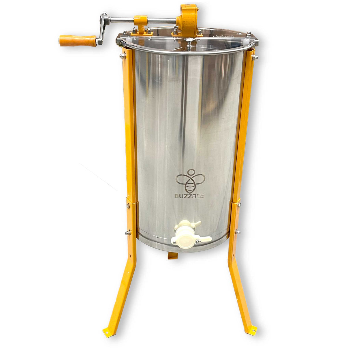 Buzzbee 2 Frame Manual Stainless Steel Honey Extractor with Emergency Break System - Honey Extractor collection by Buzzbee Beekeeping Supplies