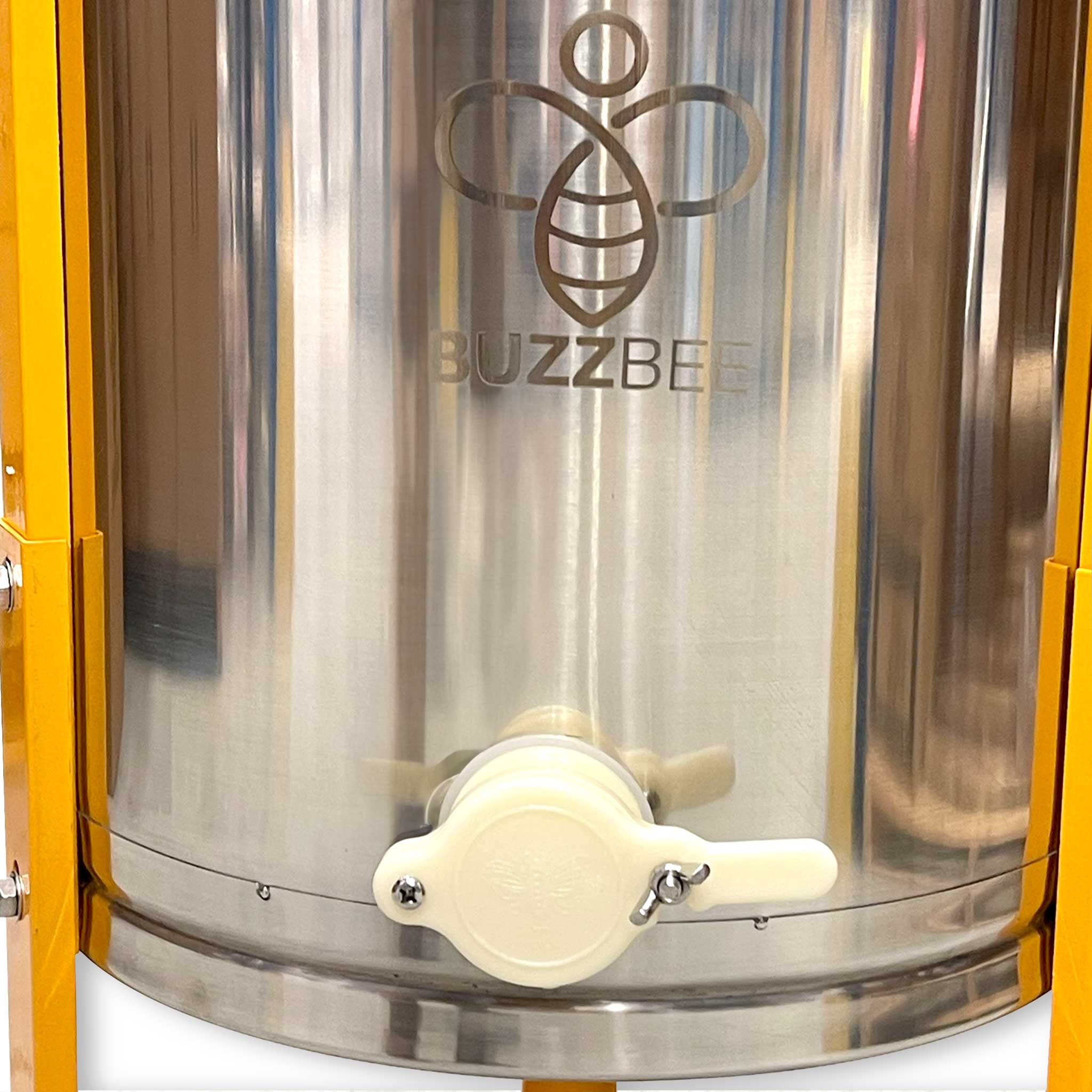 Buzzbee 2 Frame Manual Stainless Steel Honey Extractor with Emergency Break System - Honey Extractor collection by Buzzbee Beekeeping Supplies