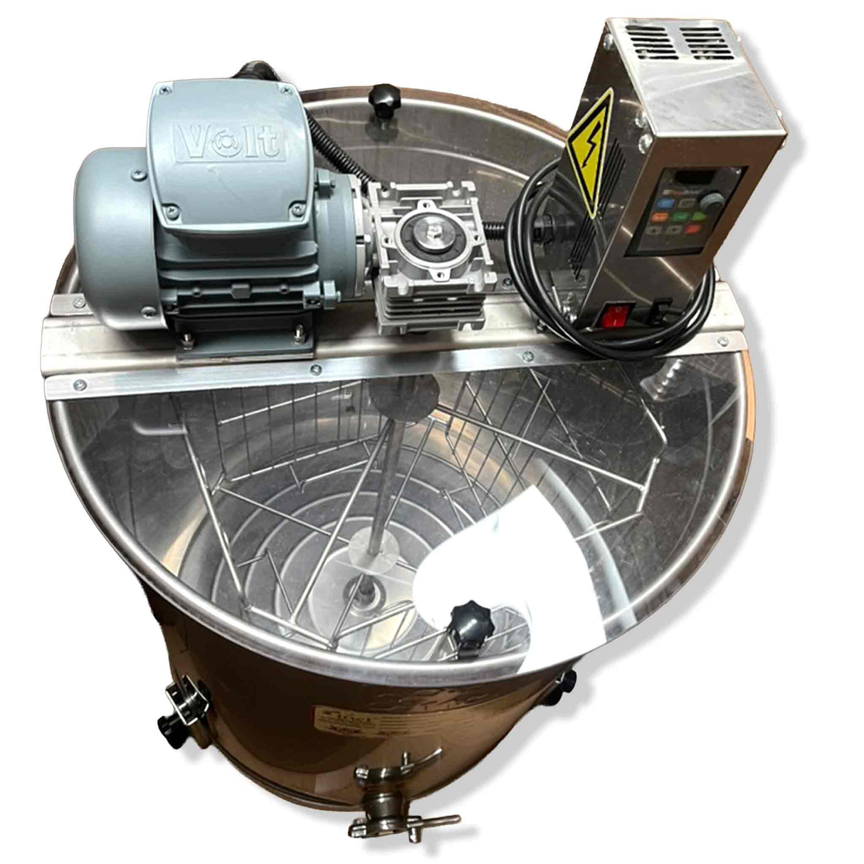 Inci Aricilik 4 Frame Electric Stainless Steel Honey Extractor