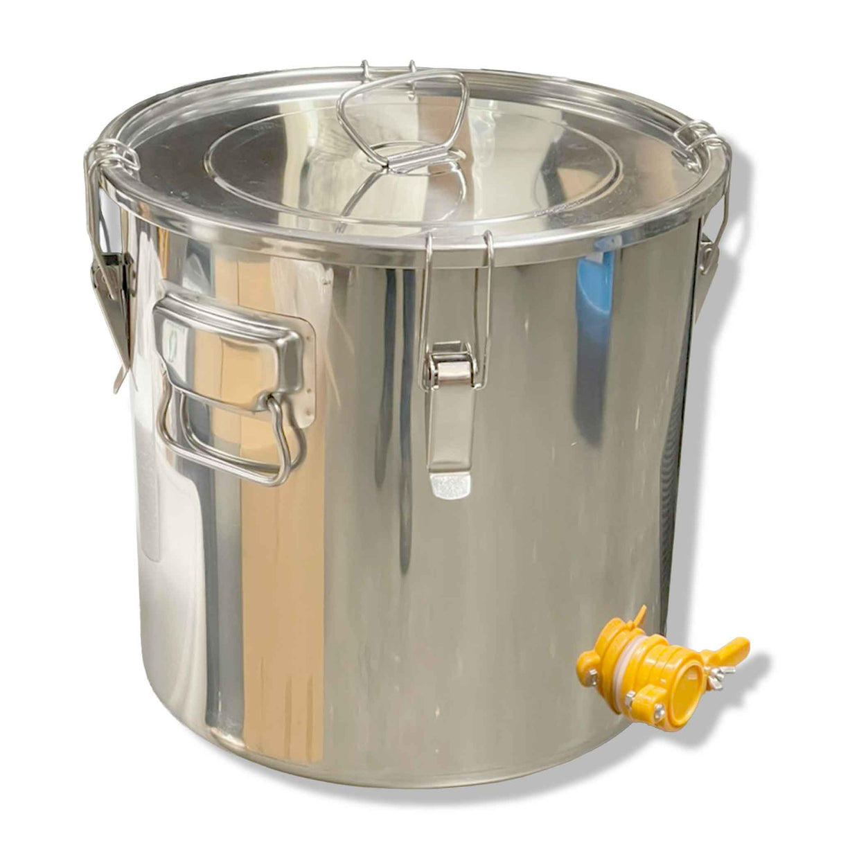 30L (6⅗ Gallon) Stainless-Steel Honey Storage Tank with Large Gate Tap and Lid