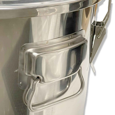 30L (6⅗ Gallon) Stainless-Steel Honey Storage Tank with Large Gate Tap and Lid - Tanks & Storage collection by Buzzbee Beekeeping Supplies