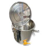 30L (6⅗ Gallon) Stainless-Steel Honey Storage Tank with Large Gate Tap and Lid