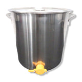 Honey 50L Stainless-Steel Storage Tank with Large Honey Gate Tap and Lid