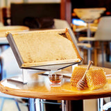 Stainless Steel Honey Comb Display Stand for Restaurants and Cafe's - Display collection by Buzzbee Beekeeping Supplies