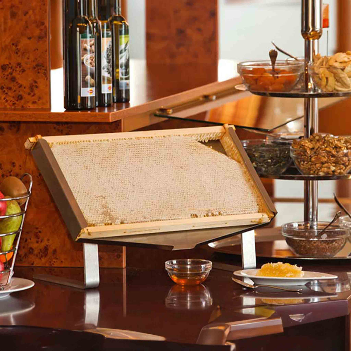 Stainless Steel Honey Comb Display Stand for Restaurants and Cafe's ...
