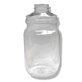 Squeeze Honey Jar Clear PET Plastic 500g/350ml with Rubber Non-Drip Nipple