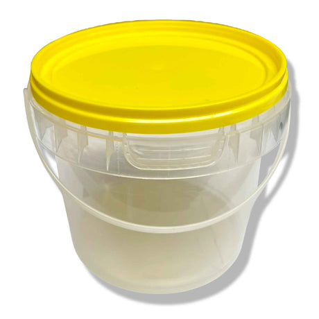 Honey Bucket/Pail/Tubs/Jar Clear with lid and handle - 730ml/1kg - Jar, Containers and Dispensers collection by Buzzbee Beekeeping Supplies