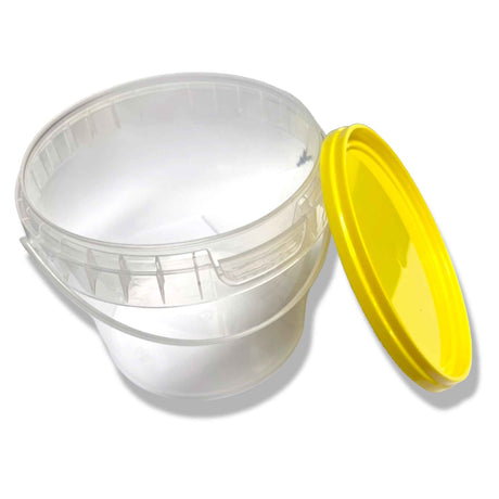 Honey Bucket/Pail/Tubs/Jar Clear with lid and handle - 730ml/1kg - Jar, Containers and Dispensers collection by Buzzbee Beekeeping Supplies