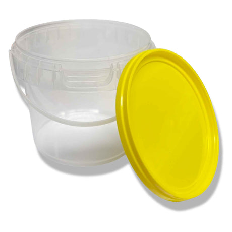 Honey Bucket/Pail/Tubs/Jar Clear with lid and handle - 730ml/1kg - Jar, Containers and Dispensers collection by Buzzbee Beekeeping Supplies